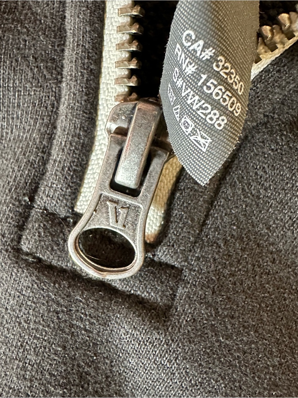 Vuori Restore Half-Zip Hoodie in Washed Black Medium - Picture 5 of 13